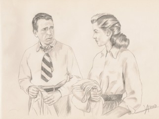 Lauren Bacall y Humphrey Bogart 