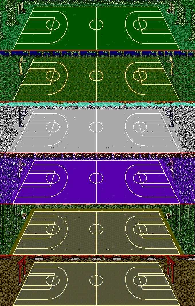Mapas SEGA Basketball Nightmare de Master System
