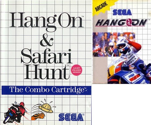  SEGA Hang-On Master System portadas