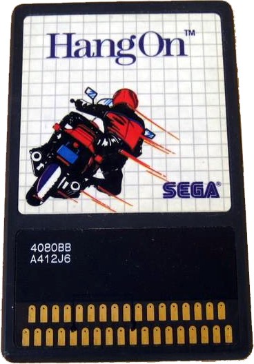  SEGA Hang-On Master System tarjeta