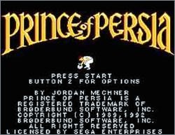 Prince of persia master system